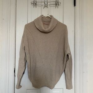Philosophy Beige Turtleneck Sweater